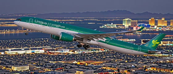 Aer Lingus ilumina o céu com novo serviço sazonal para Las Vegas